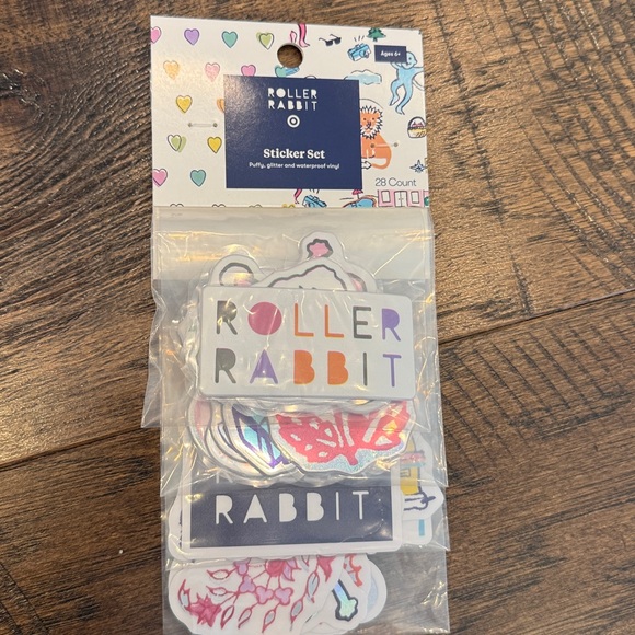 Roller Rabbit Target Sticker and scrunchie set - Picture 3 of 3